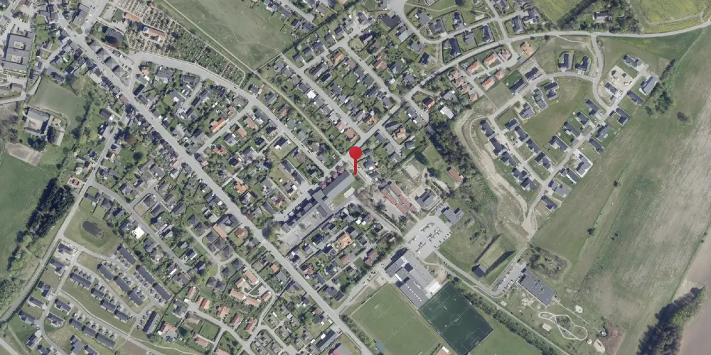 Historisk kort over Monbjergvejen Trinbræt