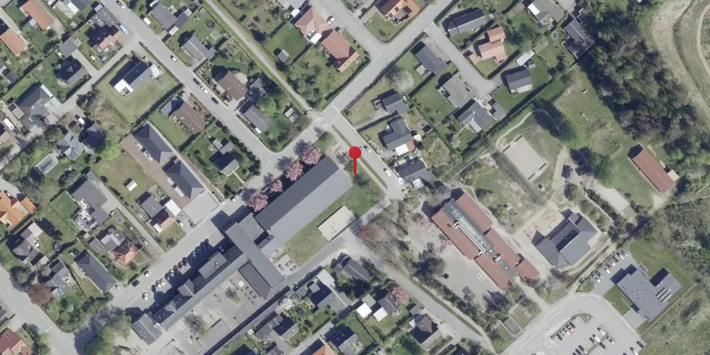 Historisk kort over Monbjergvejen Trinbræt