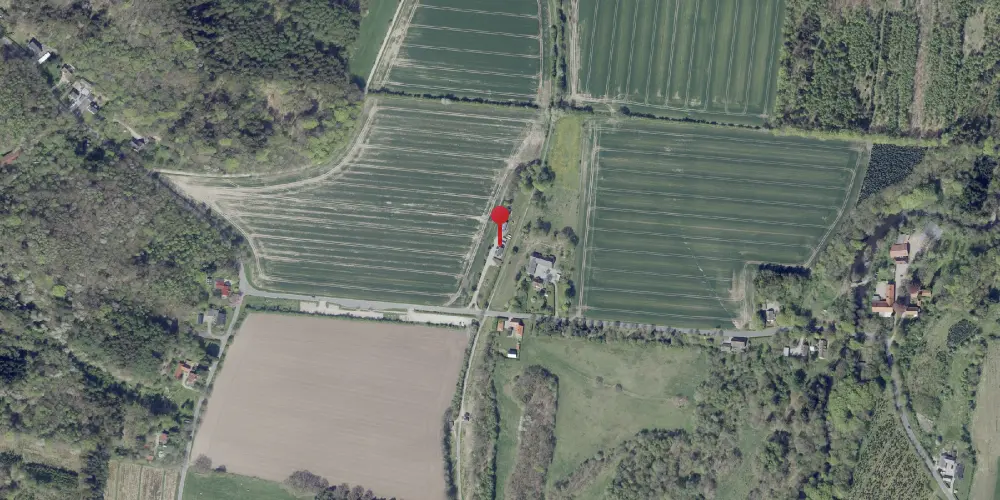 Historisk kort over Gammelstrup Station