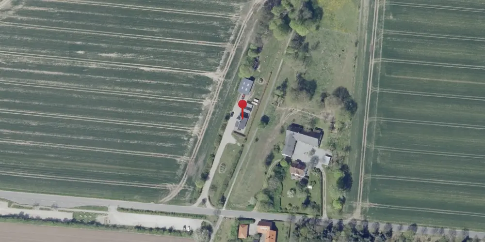 Historisk kort over Gammelstrup Station
