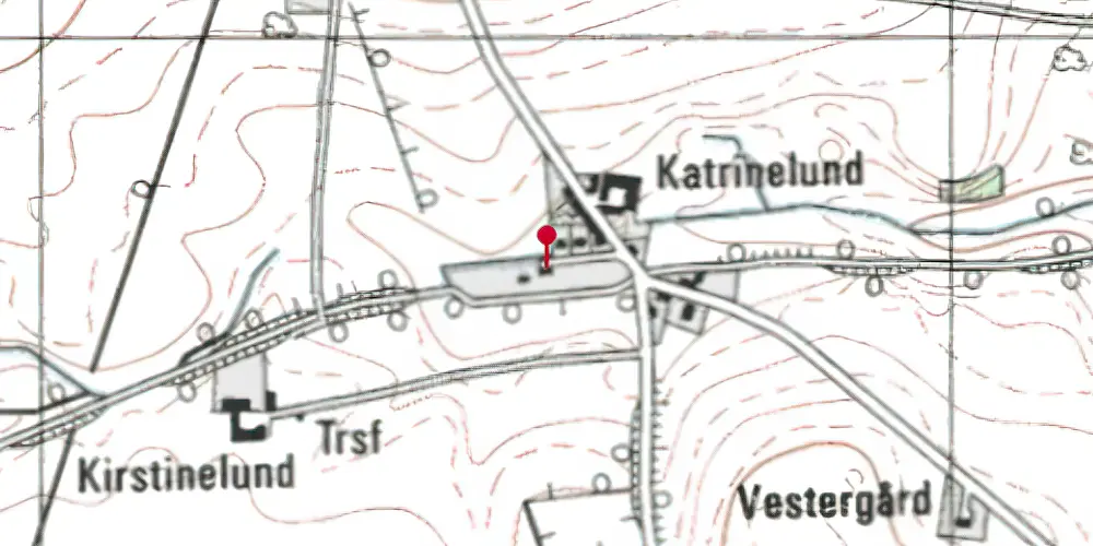 Historisk kort over Tønning Station Historisk kort over Tønning Station