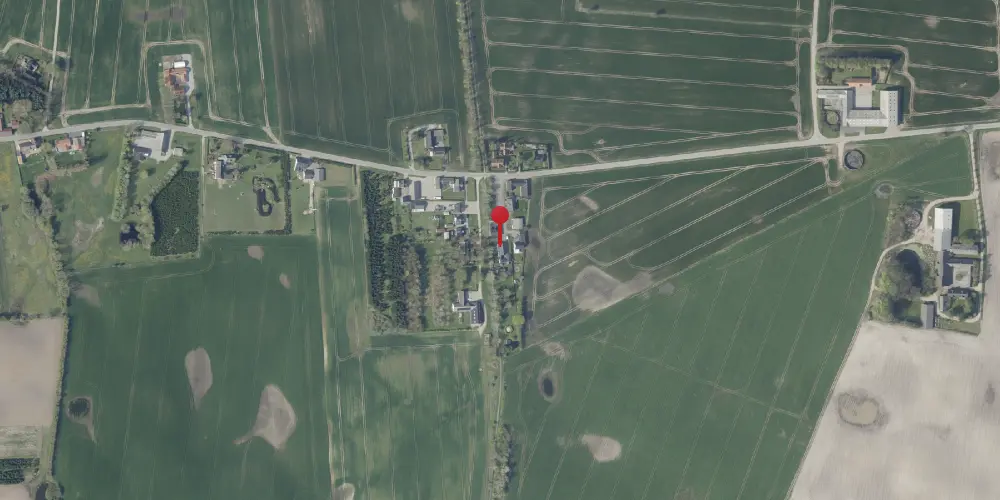 Historisk kort over Slagballe Station Historisk kort over Slagballe Station
