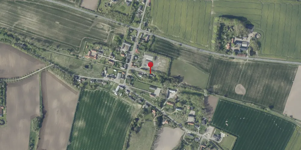Historisk kort over Vinding Station Historisk kort over Vinding Station