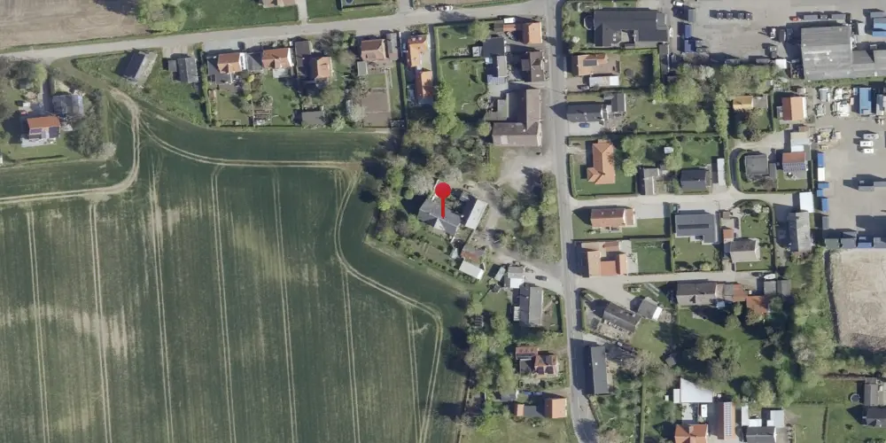 Historisk kort over Klakring Station Historisk kort over Klakring Station