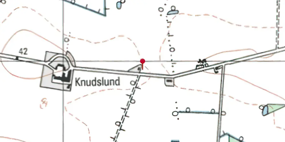 Historisk kort over Knudslund Privat Sidespor Historisk kort over Knudslund Privat Sidespor