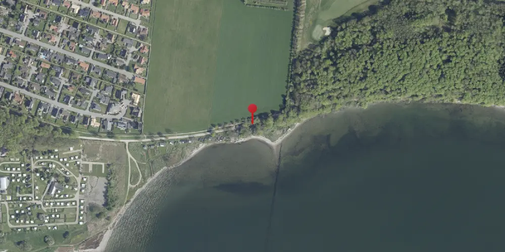 Historisk kort over Strandskov Trinbræt Historisk kort over Strandskov Trinbræt