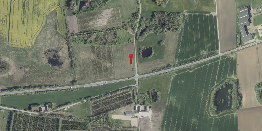 Historisk kort over Toftumvejen Trinbræt