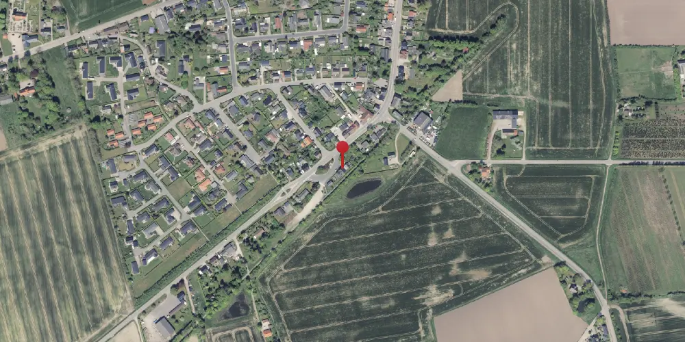 Historisk kort over Ørting Station Historisk kort over Ørting Station