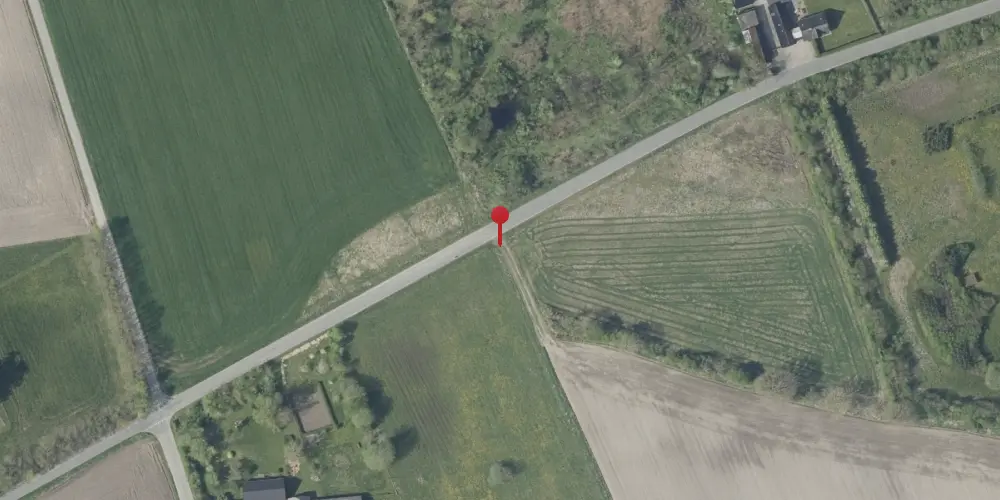 Historisk kort over Honum Skov Trinbræt