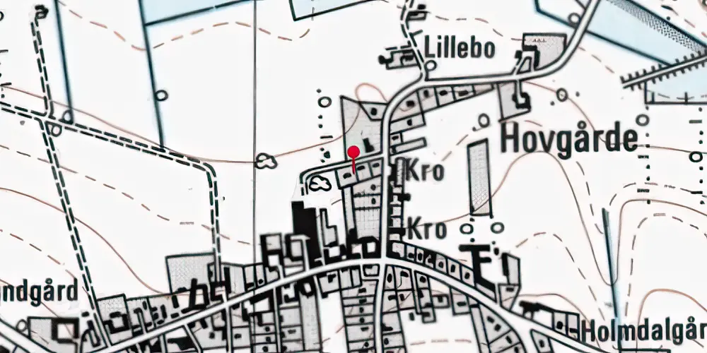 Historisk kort over Ølholm Station Historisk kort over Ølholm Station