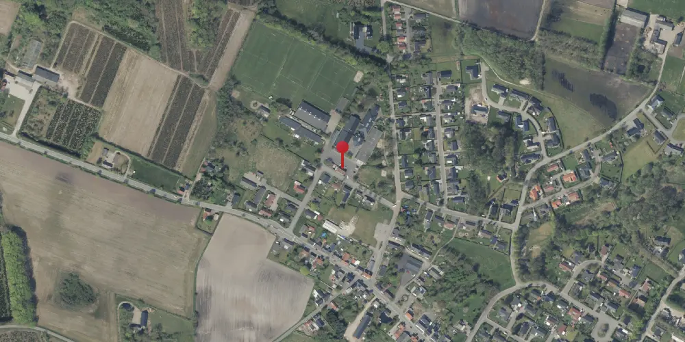 Historisk kort over Vonge Station Historisk kort over Vonge Station