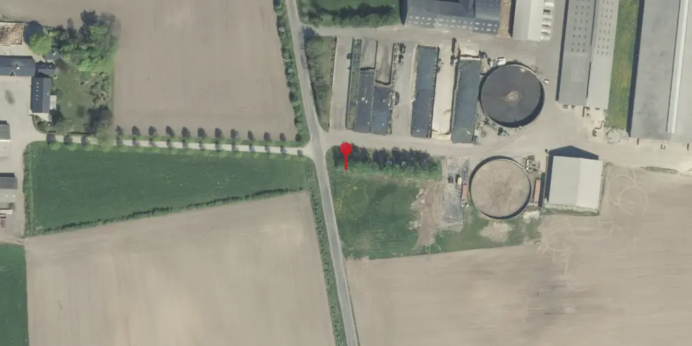Historisk kort over Villemosegård Trinbræt (uofficielt)
