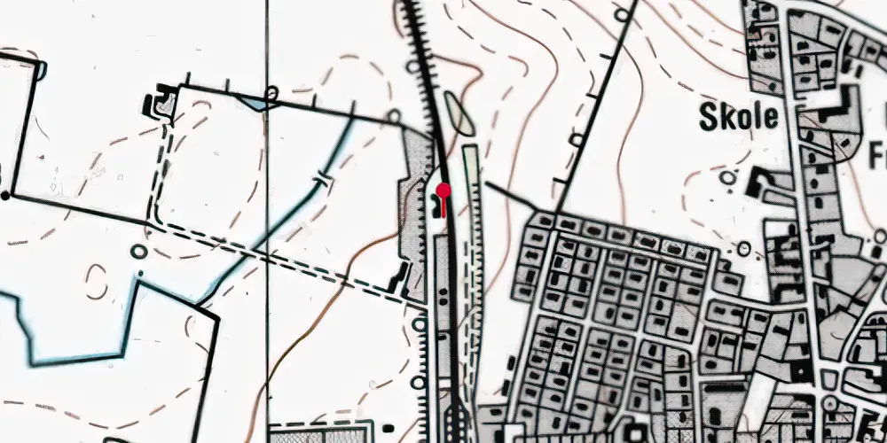 Historisk kort over Herlufmagle Station