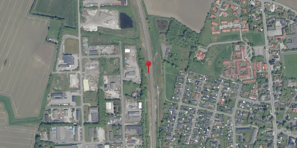 Historisk kort over Herlufmagle Station