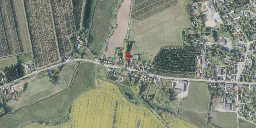 Historisk kort over Norup Station Historisk kort over Norup Station