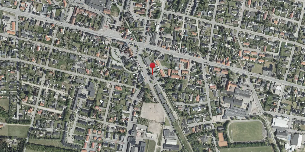 Historisk kort over Auning Station