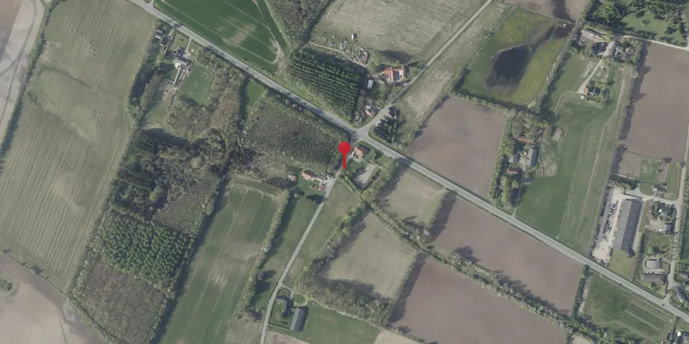 Historisk kort over Gribstrup Skole Trinbræt