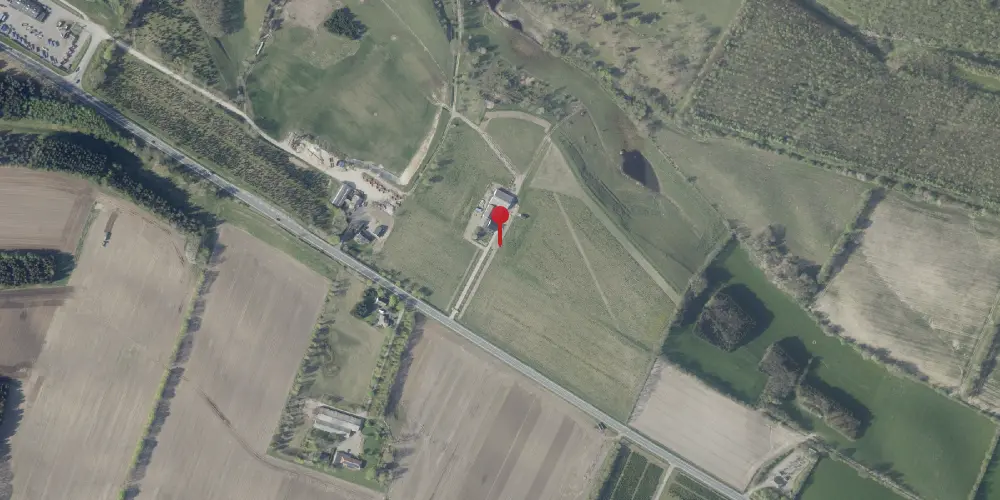 Historisk kort over Kjærsgård Trinbræt