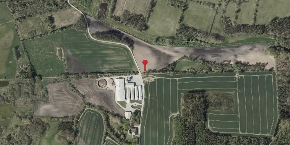 Historisk kort over Tustrup Trinbræt Historisk kort over Tustrup Trinbræt