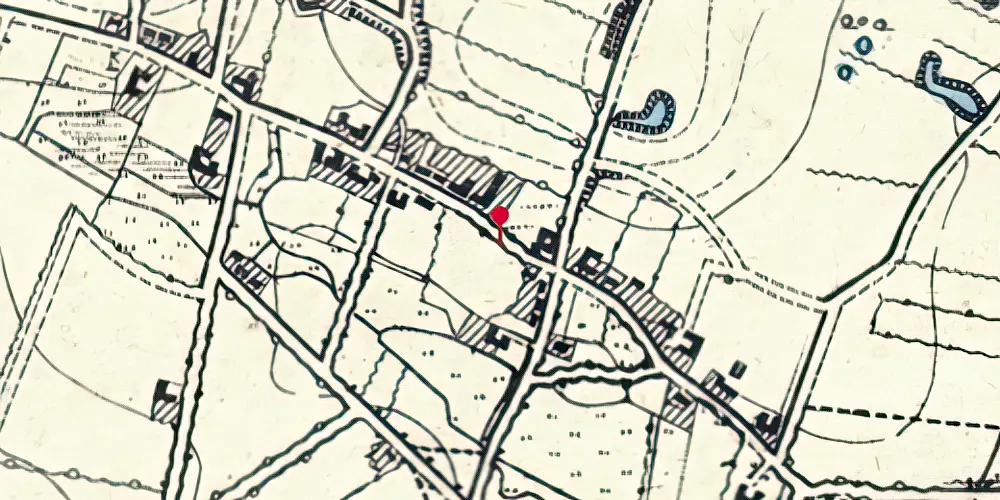 Historisk kort over Arnum Station Historisk kort over Arnum Station