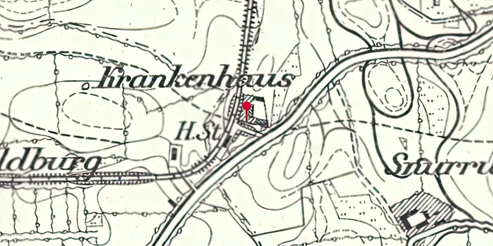 Historisk kort over Asserballe Station Historisk kort over Asserballe Station