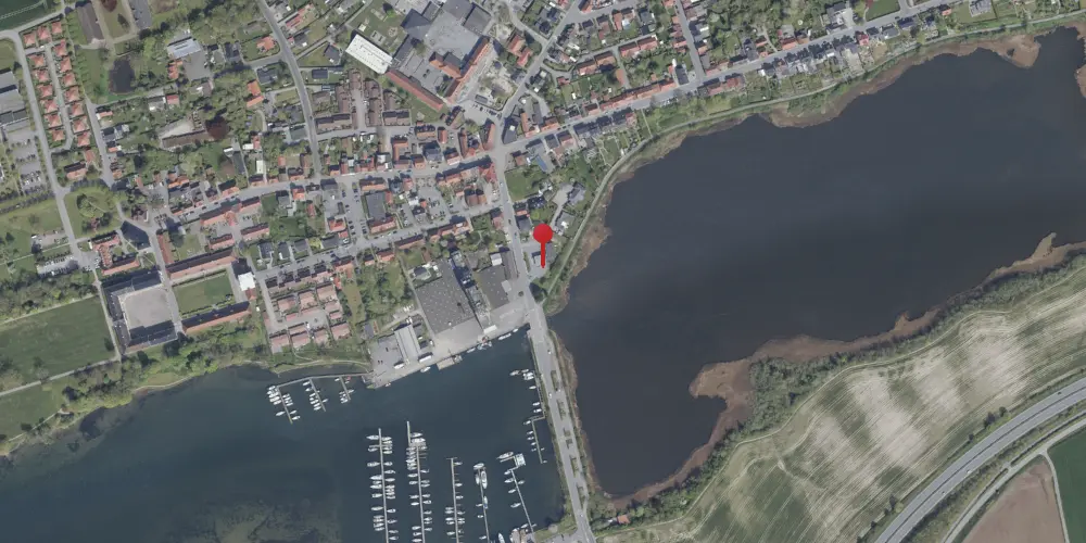 Historisk kort over Augustenborg Station