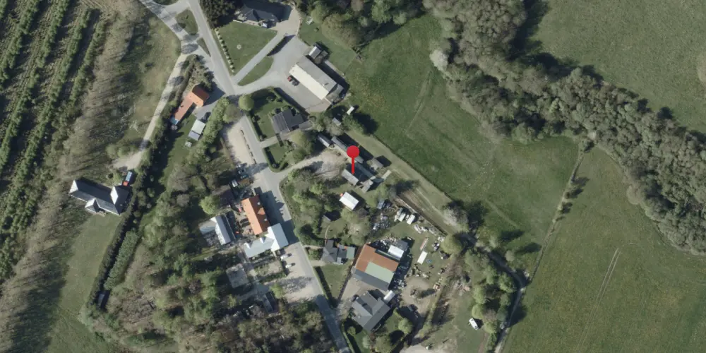 Historisk kort over Bindeballe Holdeplads