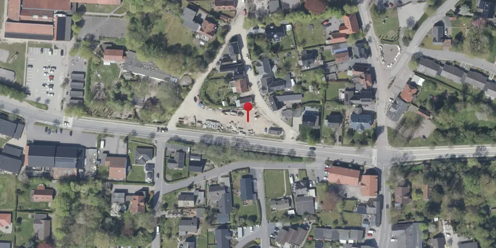 Historisk kort over Broager Station