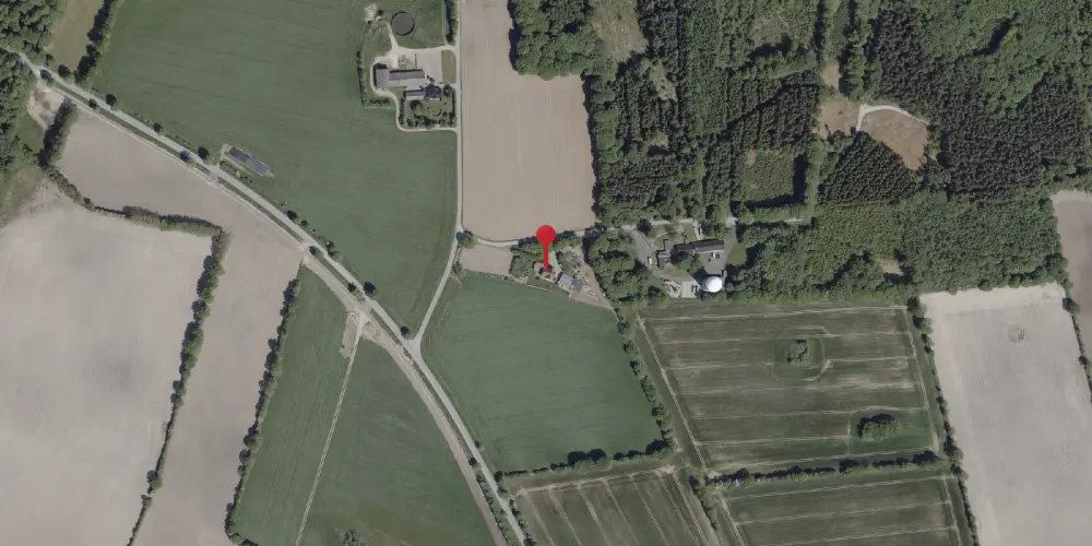 Historisk kort over Bæk Skov Station