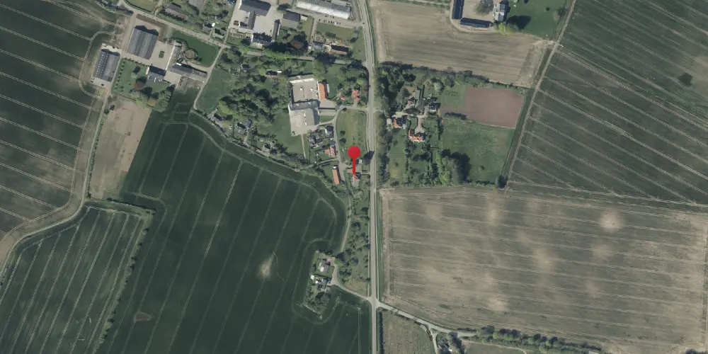 Historisk kort over Dalager Station Historisk kort over Dalager Station
