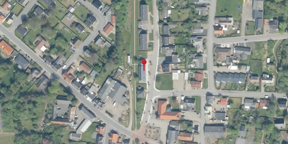 Historisk kort over Durup Station