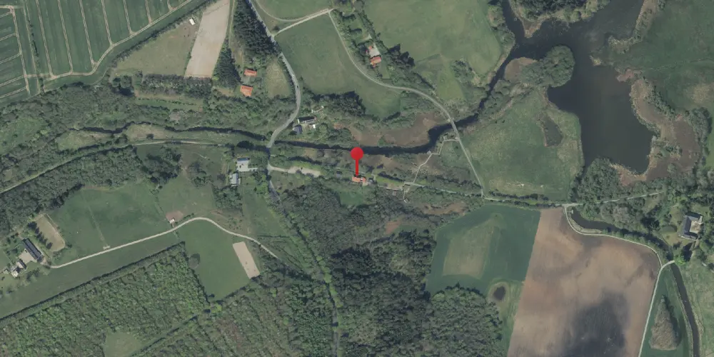 Historisk kort over Dybvadbro Station