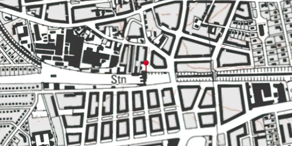 Historisk kort over Valby Station Historisk kort over Valby Station