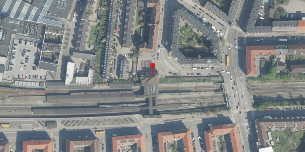 Historisk kort over Valby Station Historisk kort over Valby Station
