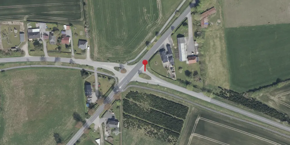Historisk kort over Elstrup Station Historisk kort over Elstrup Station