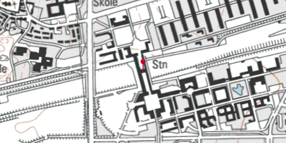 Historisk kort over Høje Taastrup Station Historisk kort over Høje Taastrup Station