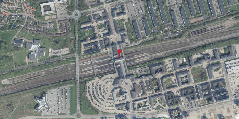 Historisk kort over Høje Taastrup Station Historisk kort over Høje Taastrup Station