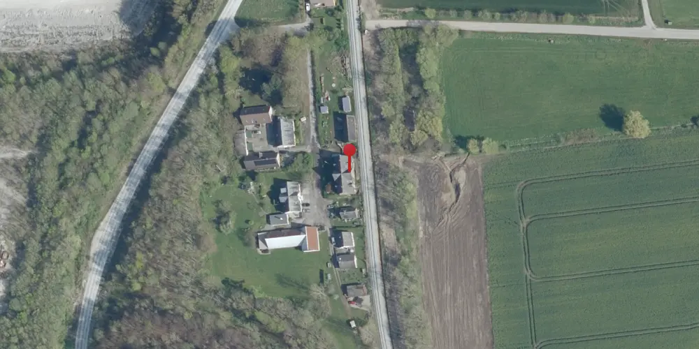 Historisk kort over Fakse Station