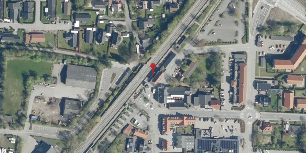 Historisk kort over Viby Sjælland Station Historisk kort over Viby Sjælland Station