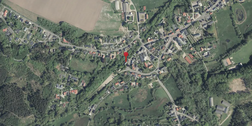 Historisk kort over Gjern Station