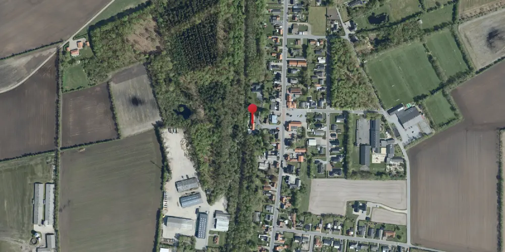 Historisk kort over Glejbjerg Station