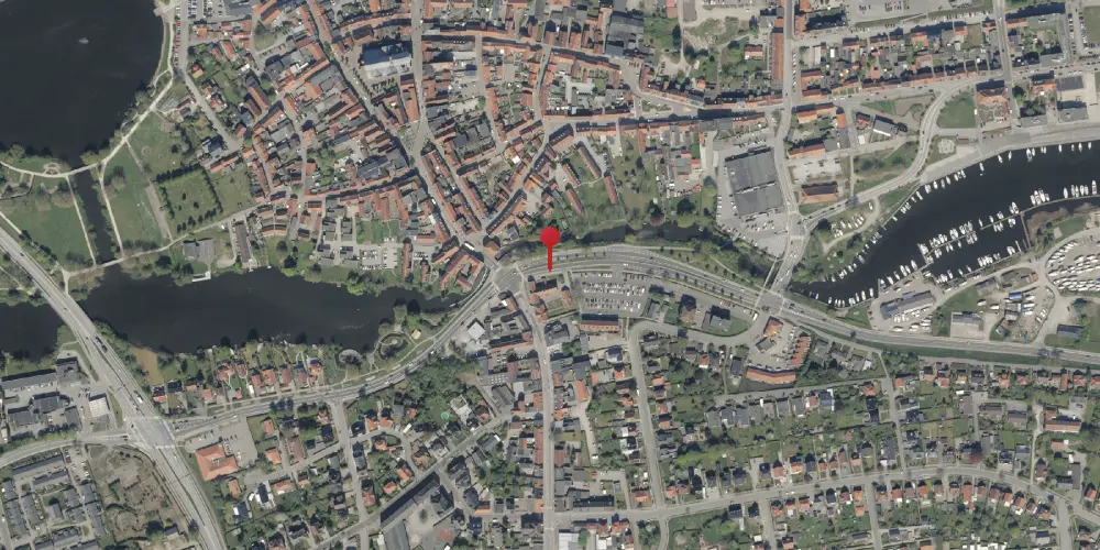 Historisk kort over Haderslev Sydbanegård Historisk kort over Haderslev Sydbanegård