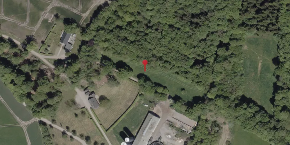 Historisk kort over Haraldsholm Holdeplads med sidespor Historisk kort over Haraldsholm Holdeplads med sidespor
