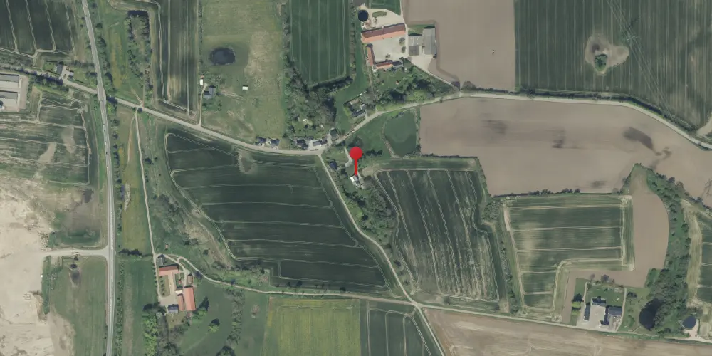 Historisk kort over Hauerballe Holdeplads Historisk kort over Hauerballe Holdeplads