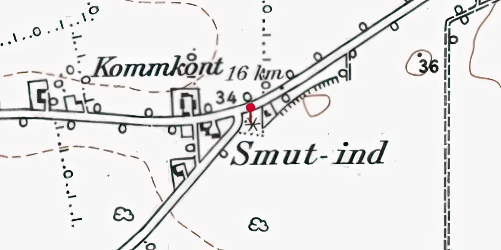 Historisk kort over Hellevad Mølle Trinbræt Historisk kort over Hellevad Mølle Trinbræt