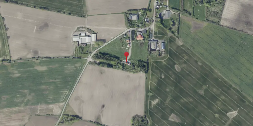 Historisk kort over Hindbjerg Station Historisk kort over Hindbjerg Station