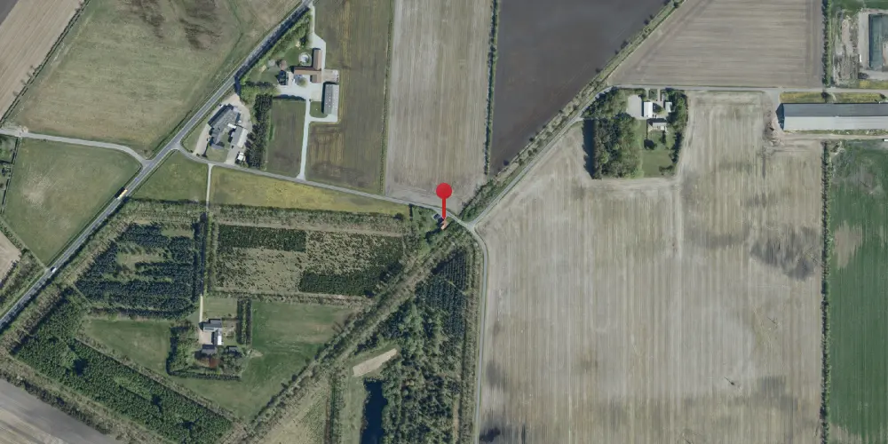 Historisk kort over Horsbøl Holdeplads