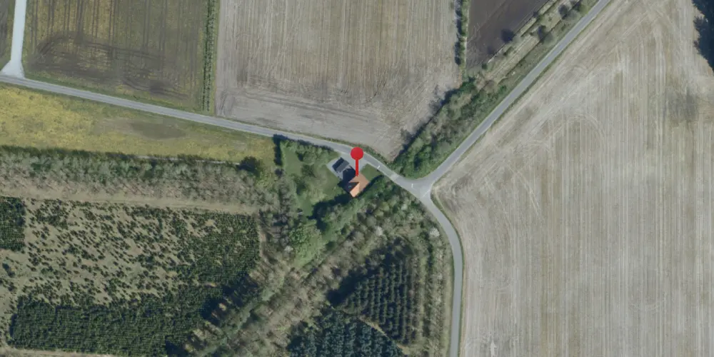 Historisk kort over Horsbøl Holdeplads