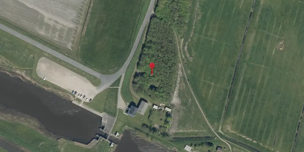 Historisk kort over Højer Sluse Station Historisk kort over Højer Sluse Station
