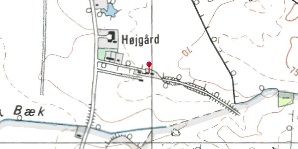 Historisk kort over Jordrup Station